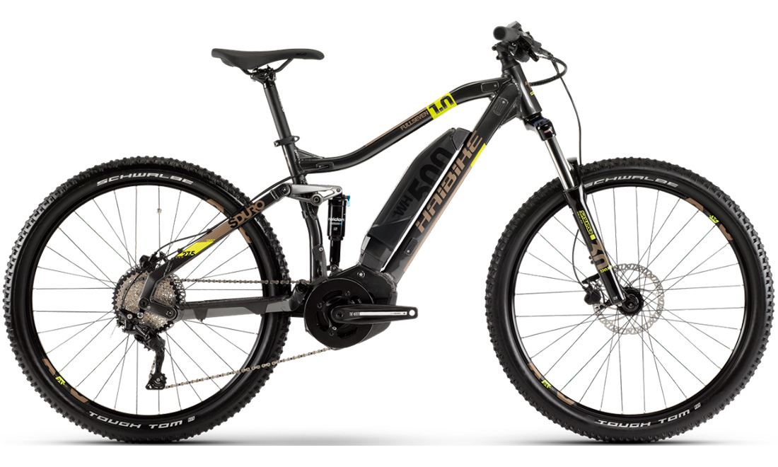 Фотография Электровелосипед HAIBIKE SDURO FullSeven 1.0 27.5" (2020), размер M, черно-серый